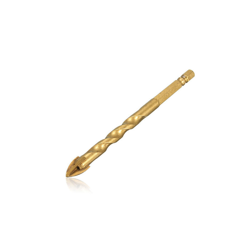 (10Mm) Hex Shank Tile Glass Cross Spear Head Long Drill Bit 6/8/10/12Mm With Tungsten Carbide Tip 1138392174395