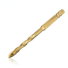 (6mm) Hex Shank Tile Glass Cross Spear Head Long Drill Bit 6/8/10/12mm With Tungsten Carbide Tip