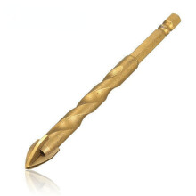 (12mm) Hex Shank Tile Glass Cross Spear Head Long Drill Bit 6/8/10/12mm With Tungsten Carbide Tip