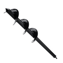 (9x60cm) Garden Auger Spiral Drill Bit Attachment Bulb Plant Post Bedding Planting Auger Tool