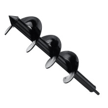 (9x25cm) Garden Auger Spiral Drill Bit Attachment Bulb Plant Post Bedding Planting Auger Tool