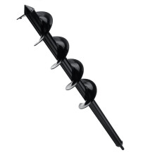 (8x60cm) Garden Auger Spiral Drill Bit Attachment Bulb Plant Post Bedding Planting Auger Tool