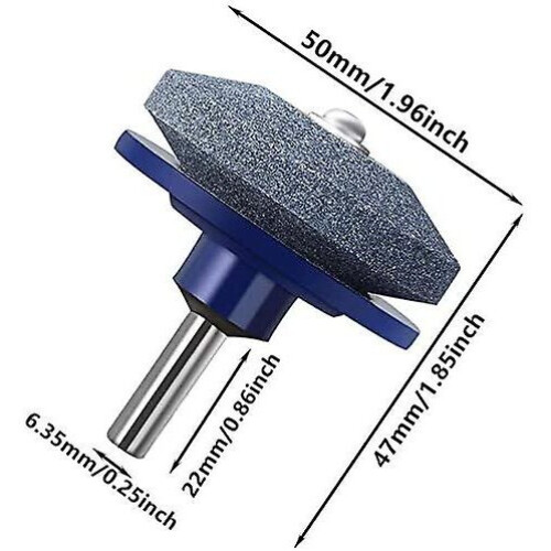 2 Pack 50mm Lawnmower Blade Sharpener 1