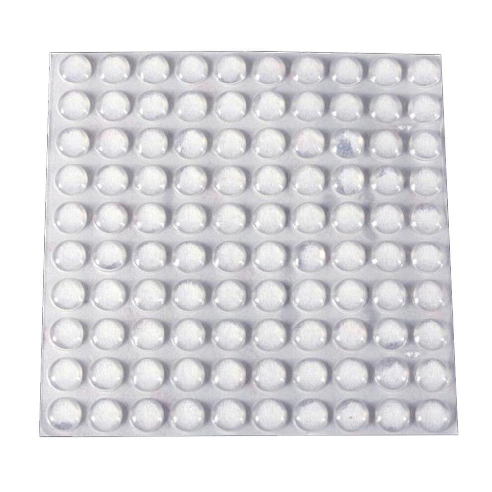 100pcs Transparent Silicone Feet Semicircle Bumper Door Buffer Self-adhesive Pad-image-OPC-PCJWPKP-NEW