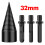 (32mm) 4Pcs 32/42mm Round/Square/Hexagonal Shank Firewood Drill Bit Splitter Wood Split Cone Drill Bit For Tree Cutting 4