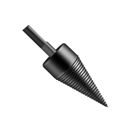 (32mm) 4Pcs 32/42mm Round/Square/Hexagonal Shank Firewood Drill Bit Splitter Wood Split Cone Drill Bit For Tree Cutting 2