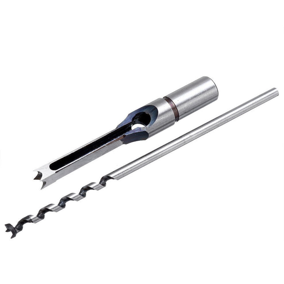 (6.4Mm) 6-22Mm Woodworking Square Hole Drill Bit Mortising Chisel Tenon Drill Bit 1138392180839