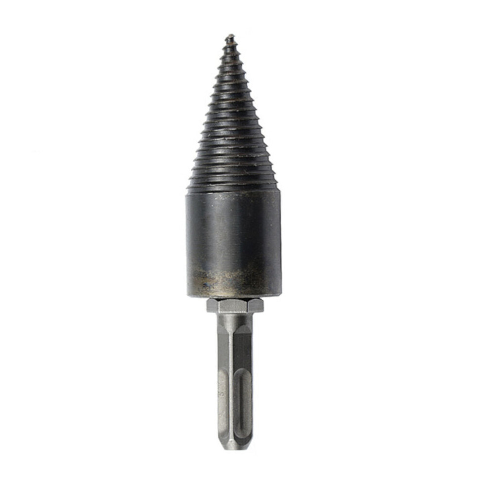 (Square Shank, 32Mm) 1Pc 32/42Mm Hss Round/Square/Hexagonal Shank Firewood Drill Bit Splitter Wood Split Cone Drill Bit For Tree Cutting 1138392183687