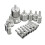 15Pcs 6-50mm Diamond Hole Saw Drill Bit Set 100 Grits Tile Ceramic Glass Marble Drill Bits 7