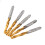 (M4X0.7) 10pcs M3-10 Countersink Drill Bit HSS Titanium Coating M3/4/5/6/8/10 Tapping Chamfering Drill Machine Thread Tap 6
