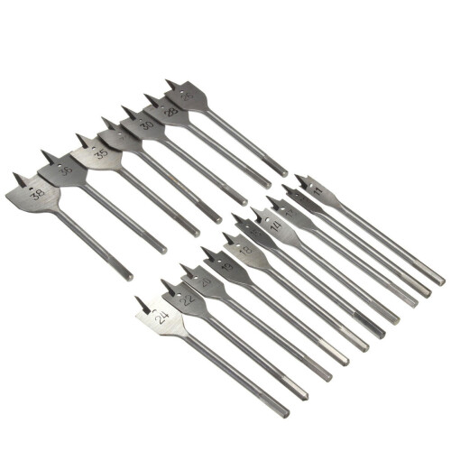 (12mm) 11-38mm Wood Flat Drill Bits Hex Shank Wood Working Spade Drill Bits 2