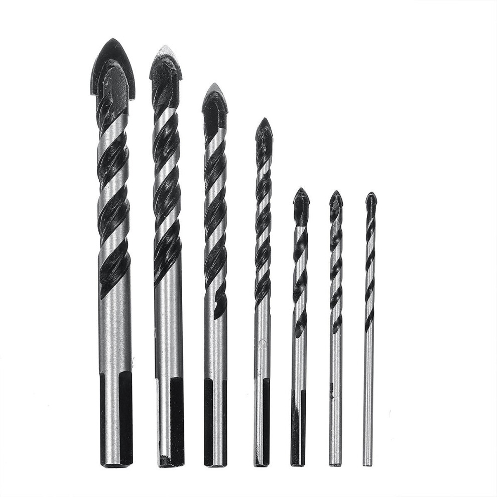 (3Mm) 3/4/5/6/8/10/12Mm Triangle Twist Drill Bit Concrete Glass Ceramic Tile Marble Drill Bit 1138392182499