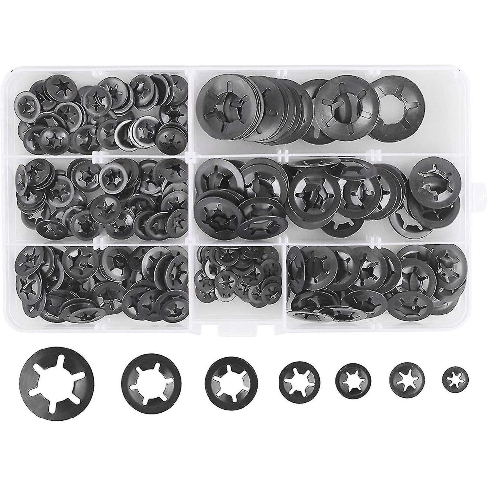 280 Pcs Lock Washers Lock Washers, Steel Lock Washers Quick Lock Washers 9130527174678
