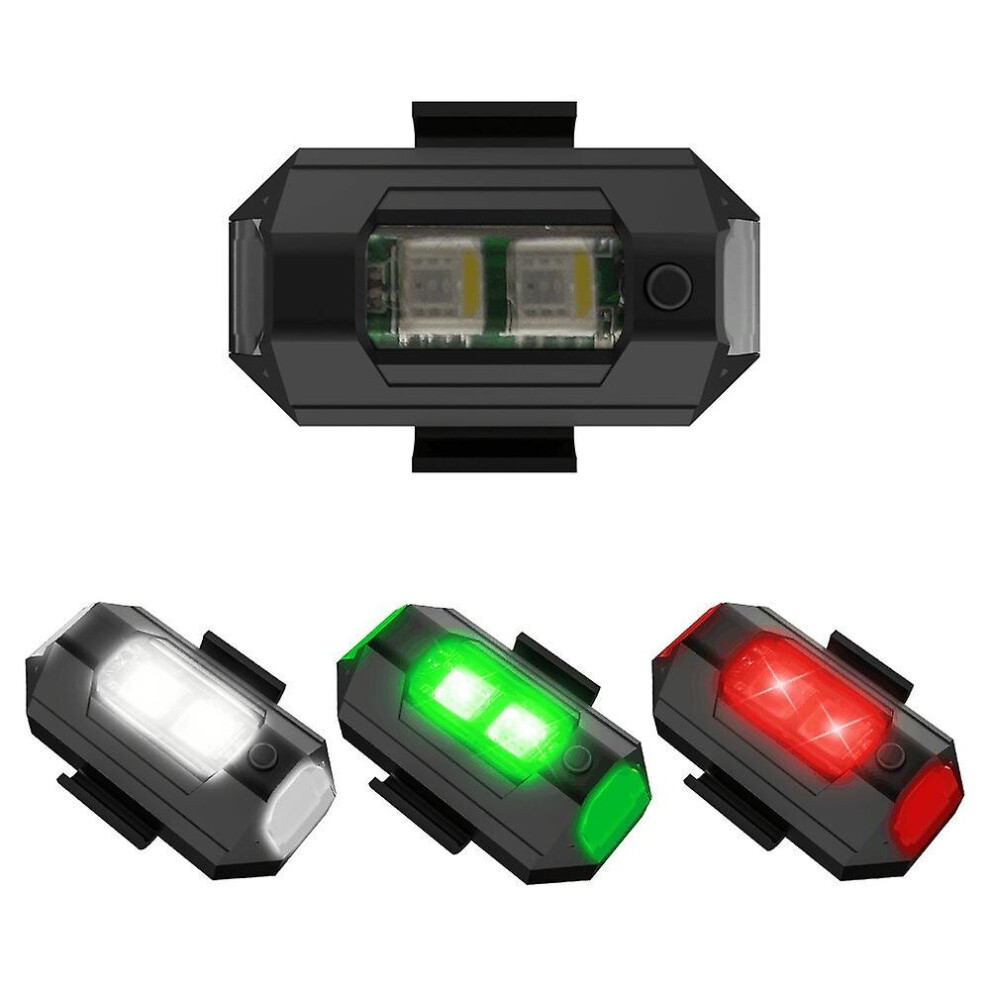 Led S Anti-Collision Rechargeable Strobe Mini Drone Bike Tail S Light
