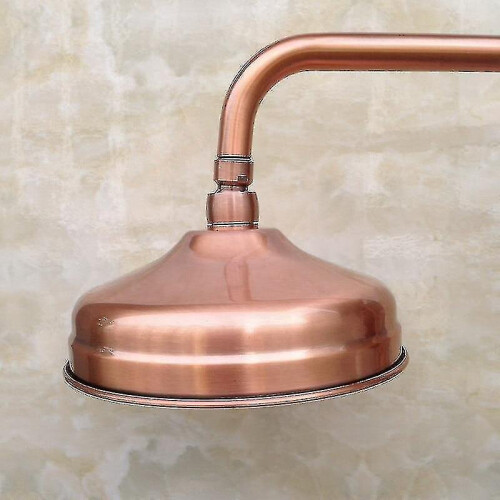 8 Inch Red Copper Antique Brass Round Shape Shower 1