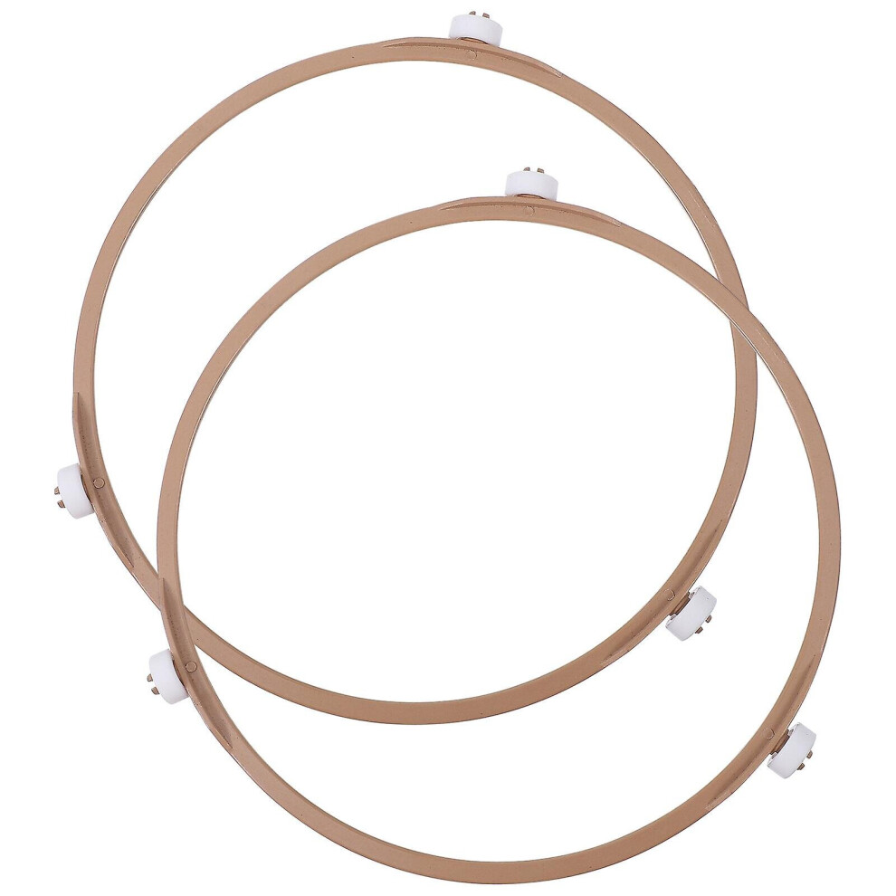 2pcs Microwave Turntable Rings Microwave Oven Tray Rotating Roller Support Rings