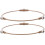 Refurbished 2pcs Microwave Turntable Rings Microwave Oven Tray Rotating Roller Support Rings 3