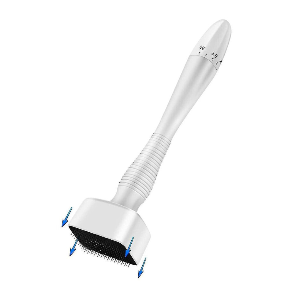 Adjustable Microneedle Derma Stamp For Face Skin Acne Scar Repair And Hair Growth - Microneedling Derma Ro
