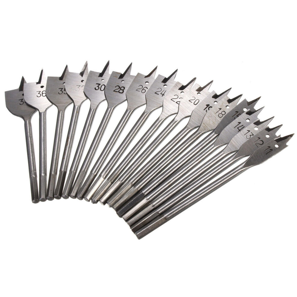 Photos - Bits / Sockets  11-38mm Wood Flat Drill Bits Hex Shank Wood Working Spade Drill Bits(35mm)