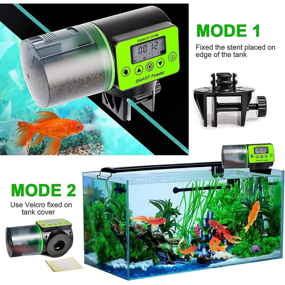 Automatic Fish Food Dispenser With Timer And Lcd For Aquarium