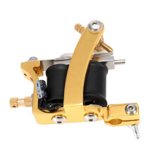 CNC Carved Brass Alloy Tattoo Machine Part Frame For Shader Liner for 32mm Coils