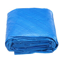 (366cm) 244/305/366cm Round Inflatable Paddling Swimming Pool Dust Cover Tarp Rope