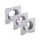Woodworking Chamfer Plane with 3 Replacement Carbide Insert Double Cutter Edge Corner Plane Chamfering Planer 11