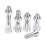 (10.5mm) Aluminum Screw For Turntable Headshell Cartridge Mounting Pure Silver Part 2