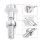 (10.5mm) Aluminum Screw For Turntable Headshell Cartridge Mounting Pure Silver Part 4