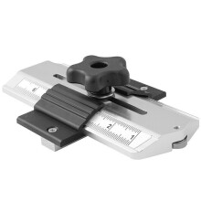 (Silver) Table saw Jig Table Saw Router Cutting Woodworking Feather Board Slicing Positioner Contour Gauge