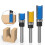 (1/4*1/2*11) 1/4inch/6mm Shank Flush Trim Router Bit Pattern Bit Top Bottom Bearing Blade Template Wood Milling Cutter Carpenter 3