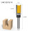 (3pcs 1/4 shank set) 1/4inch/6mm Shank Flush Trim Router Bit Pattern Bit Top Bottom Bearing Blade Template Wood Milling Cutter Carpenter 11