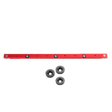 (450mm) Red 300-880mm Aluminum Alloy Rail Miter Bar Slider Sliding Bar Table Saw Gauge