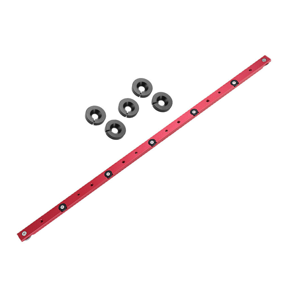 (650Mm) Red 300-880Mm Aluminum Alloy Rail Miter Bar Slider Sliding Bar Table Saw Gauge 1138392144916