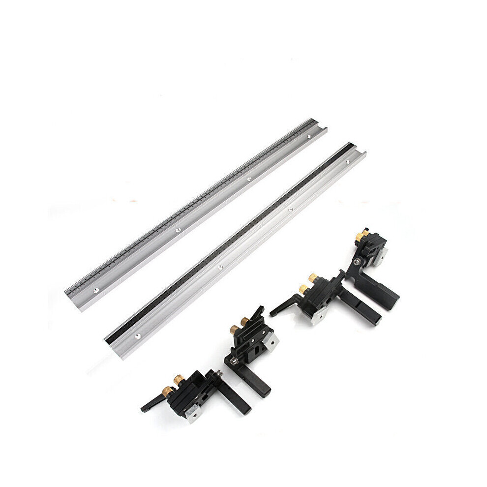 (40Cm) Scale Miter Slot Woodworking Table Saw Sliding Assembly Left And Right Scale Sliding Slot Tools 1138392145784