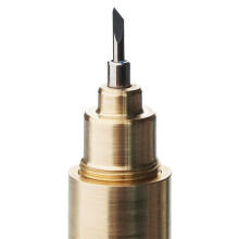 Brass Woodworking Scriber Alloy Tip Dual-purpose Pen Sharpener for Gel Pen Cutter Carve Tool