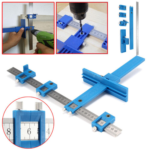 Drill Guide Sleeve Cabinet Hardware Jig Wood Drilling Dowelling Tool 2