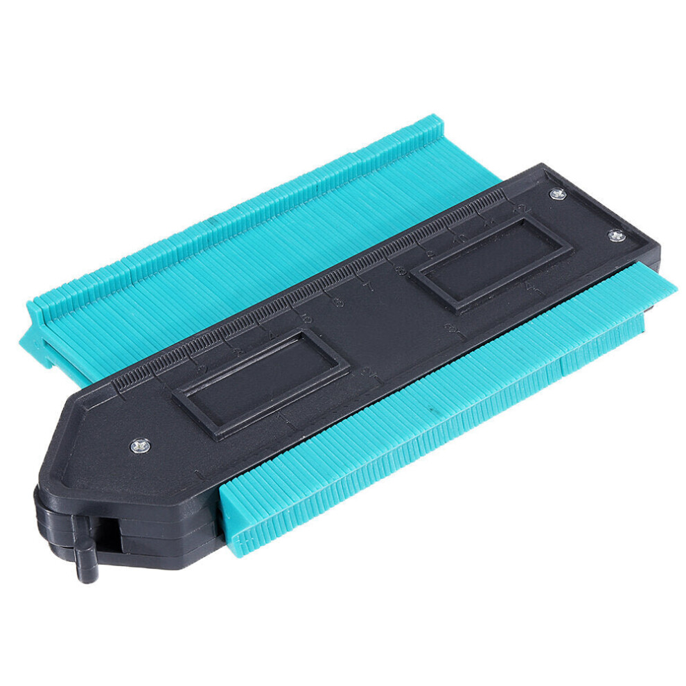 (Blue) 5 Inch Locking Shape Contour Duplicator Profile Gauge Tiling Laminate Tiles Edge Woodworking Gauge 1138392146682