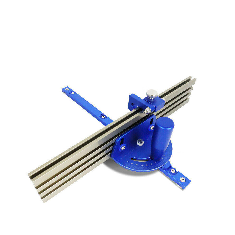 (Miter Gauge +300Mm Fence +Stop) Woodworking Miter Gauge With Profile Fence And Stop Sawing Assembly Ruler For Table Saw Router Table Miter Saw 1138392143131