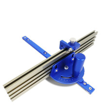 (Miter Gauge +500MM Fence +Stop) Woodworking Miter Gauge with Profile Fence and Stop Sawing Assembly Ruler for Table Saw Router Table Miter Saw