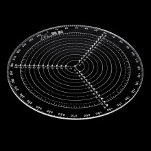 (300mm) 200mm/300mm Center Finder Tool Woodworking Compass for Woodturners Bowls Lathe Wood Turning Clear Acrylic Drawing Circles Diameter