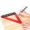 200mm Aluminum Alloy Carpenter Square Triangle Ruler Woodworking Precision Hole Positioning Square 7