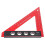 200mm Aluminum Alloy Carpenter Square Triangle Ruler Woodworking Precision Hole Positioning Square 3