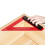 200mm Aluminum Alloy Carpenter Square Triangle Ruler Woodworking Precision Hole Positioning Square 9