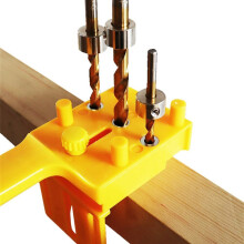(Oblique Hole Device Deluxe Set) 6/8/10mm Hole Punch Hand-Held Hole Punch Woodworking Vertical Plank Drill Woodworking Tools