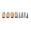 10pcs Pressure Seam Ball Clear Seam Cone With Handle Sewing Agent Construction Tools Kit 7