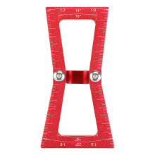 (Red) Jig Durable Marker Woodworking Tool Gauge For Hardwood Softwood