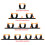 (1 Position Mop) 4 Position Mop and Broom Holder with 5 Hooks Multifunctional Mop Holder Tools Kit 5
