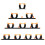 (1 Position Mop) 4 Position Mop and Broom Holder with 5 Hooks Multifunctional Mop Holder Tools Kit 2