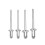 Portable Pulling Rivet G-un Blind Rivet Hand Tool with 40pcs Rivet For Metal Woodworking 1